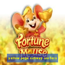 yellow page subway surfers