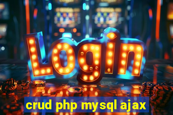 crud php mysql ajax