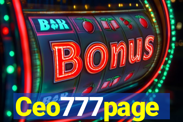 Ceo777page