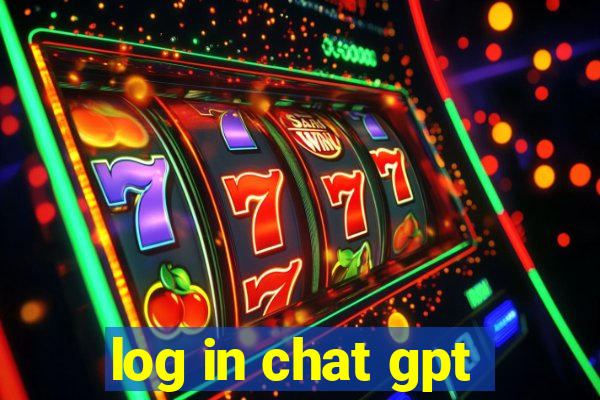 log in chat gpt