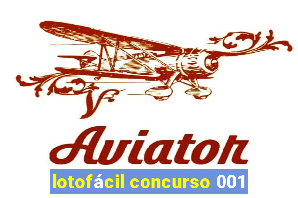 lotofácil concurso 001